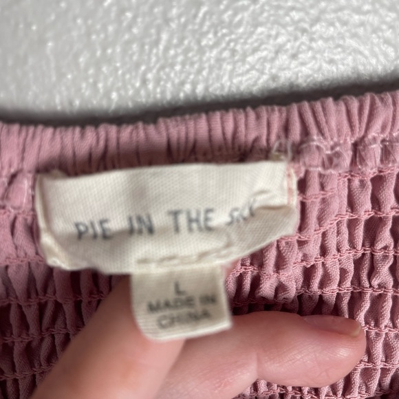 Pink Dress with Black Trim and Fun Sleeves - Picture 7 of 11